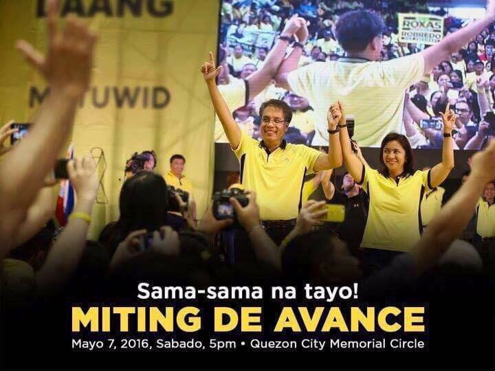 SirGaryFernando's tweet photo. Tara na sa Miting De Avance sa QC memorial cirle #roxasrobredo tandem tayo https://t.co/RBDLkYwsCg