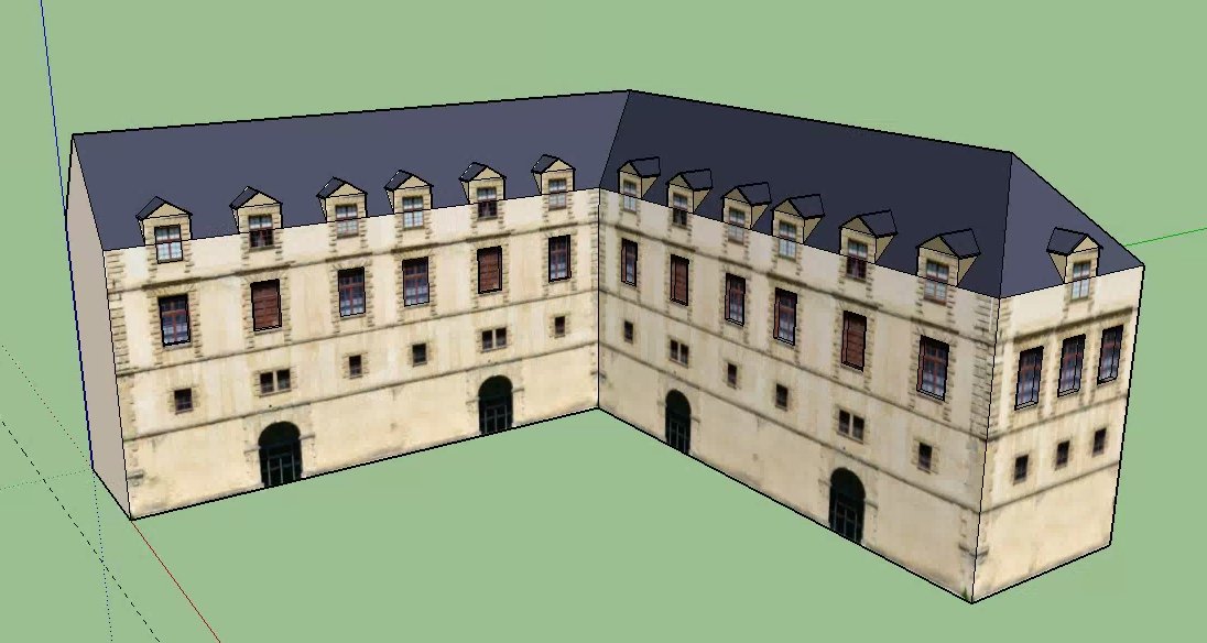 Quelques amélioration sur le modèle 3D. #ChâteauDeVizille