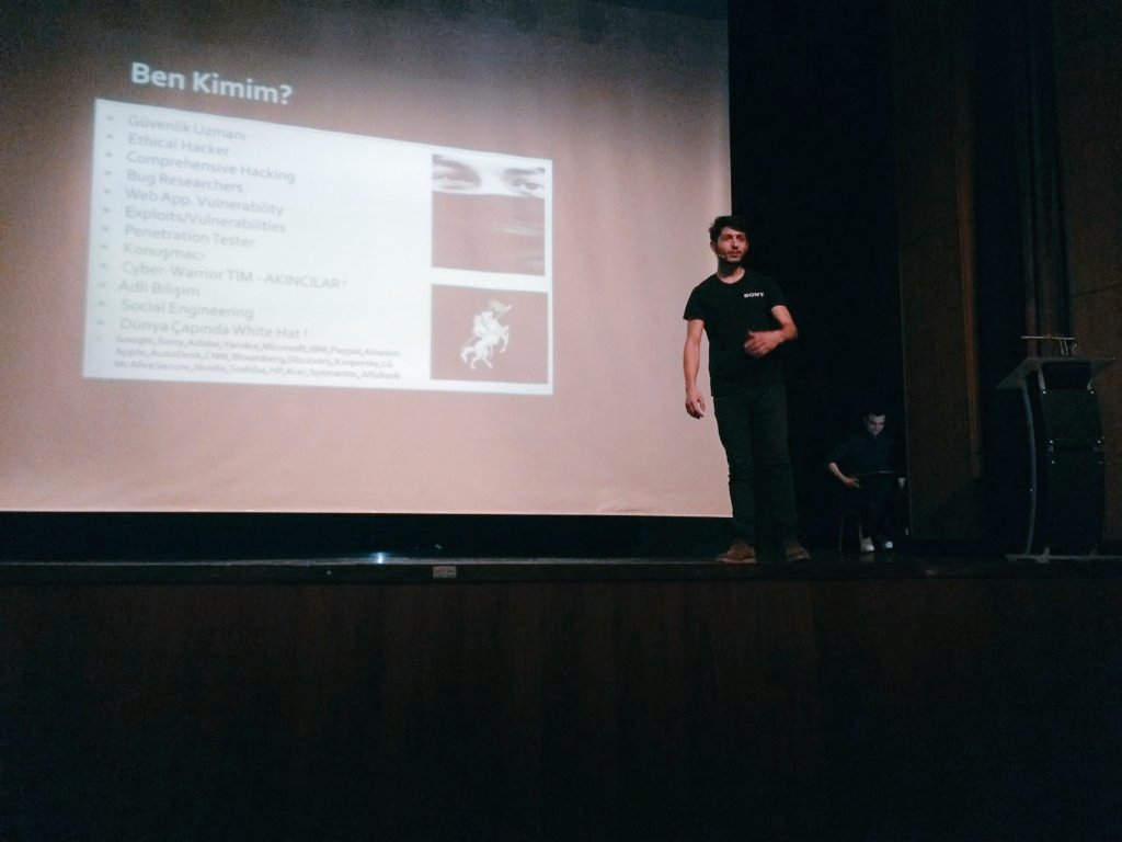 @LordERR0R Türk Hacking Dünyası konuşması ile 10.Ulusal BÖTE Kurultayı'nda! <a href="/botekonsey/">Böte Öğrenci Konseyi</a> #botekurultayi2016