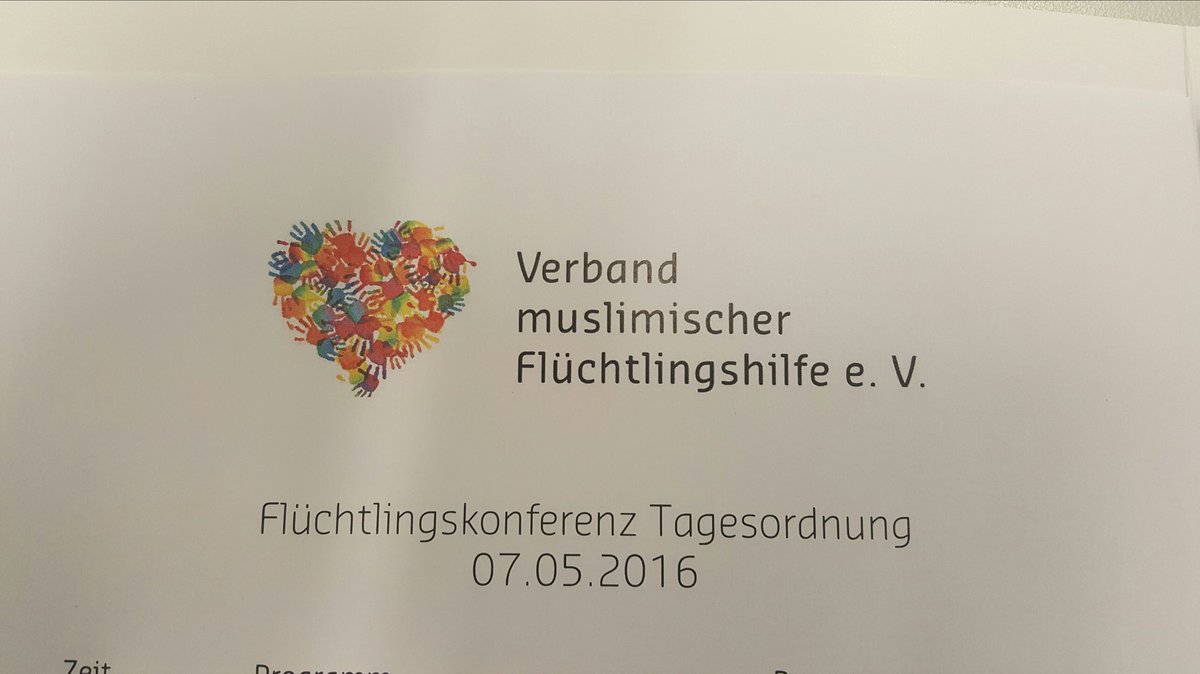 Heute auf der Flüchtlingskonferenz vom Verband muslimischer Flüchtlingshilfe e.V. <a href="/vmf_ev/">VMFeV</a>