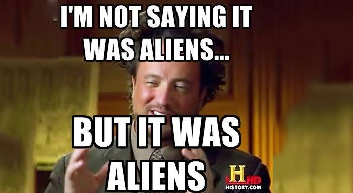 Is there rhyme or reason to the #schedule on @history? It’s either #AncientAliens or #NaziSecrets or @pawnstars 🤔