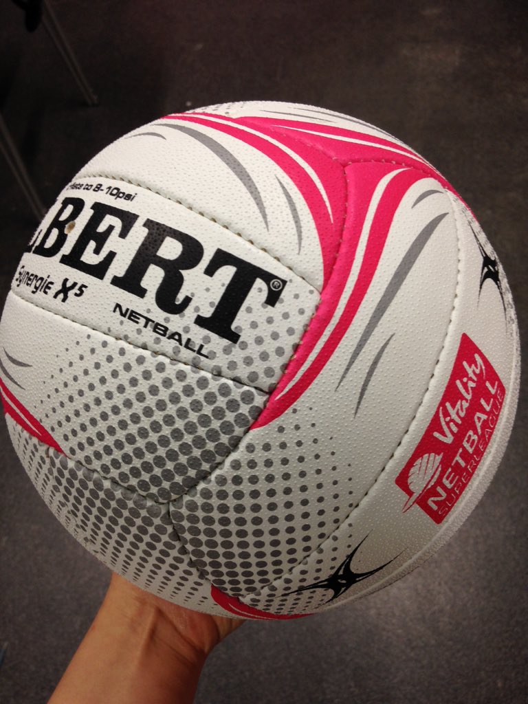 NetballSL's tweet image. Today's @Vitality_UK @GilbertNetball match balls are pumped and ready to go! 🏐 #GrandFinal
