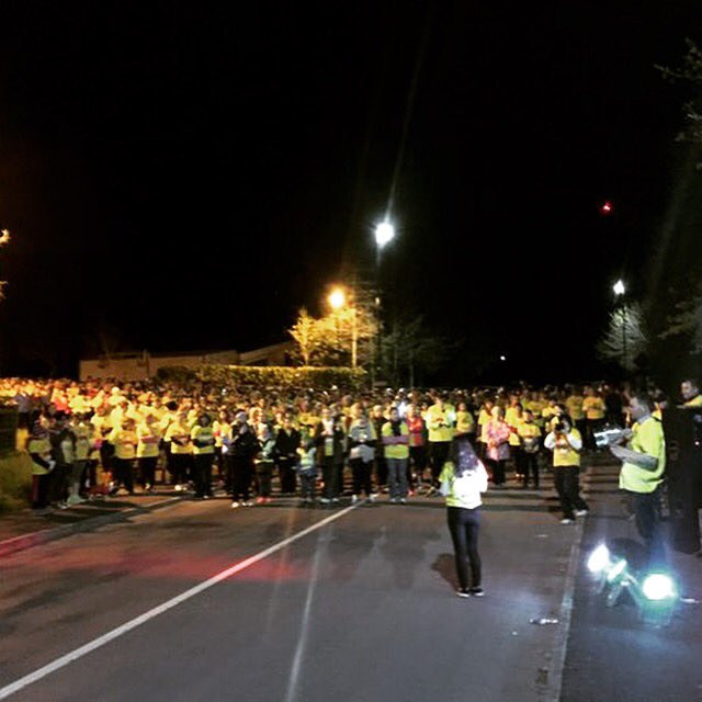 Fantastic crowd at the #DIL2016 walk in #castlerea #pietahouse #darknessintolight #breakthesilence