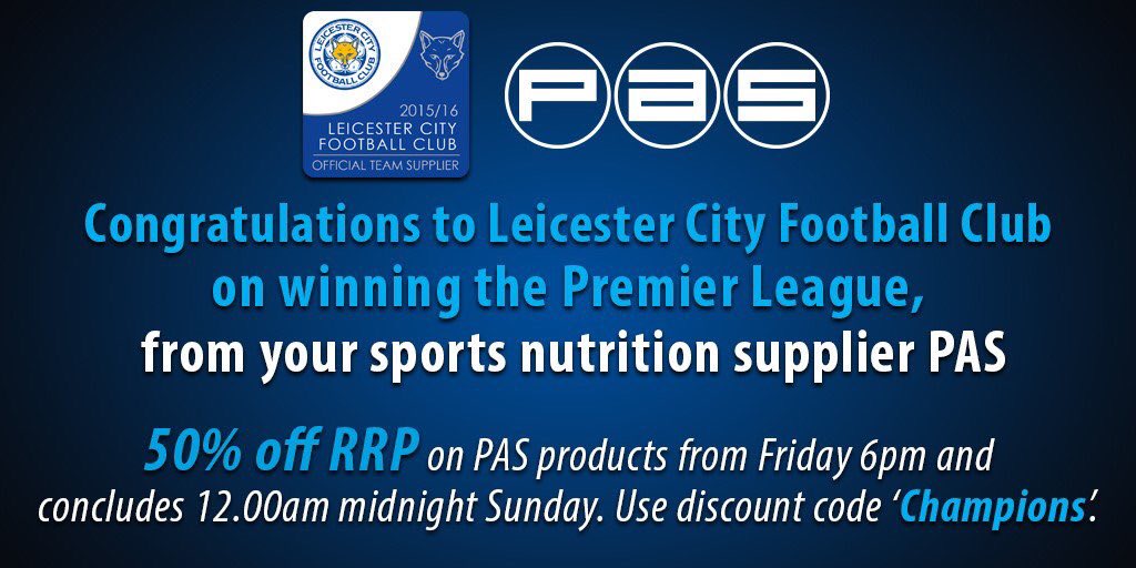 ProAthleteSupps's tweet photo. Good luck @LCFC against @Everton today. Gracing the field as Premier League champions. #UseWhatTheProsUse https://t.co/ncZKAfja7R