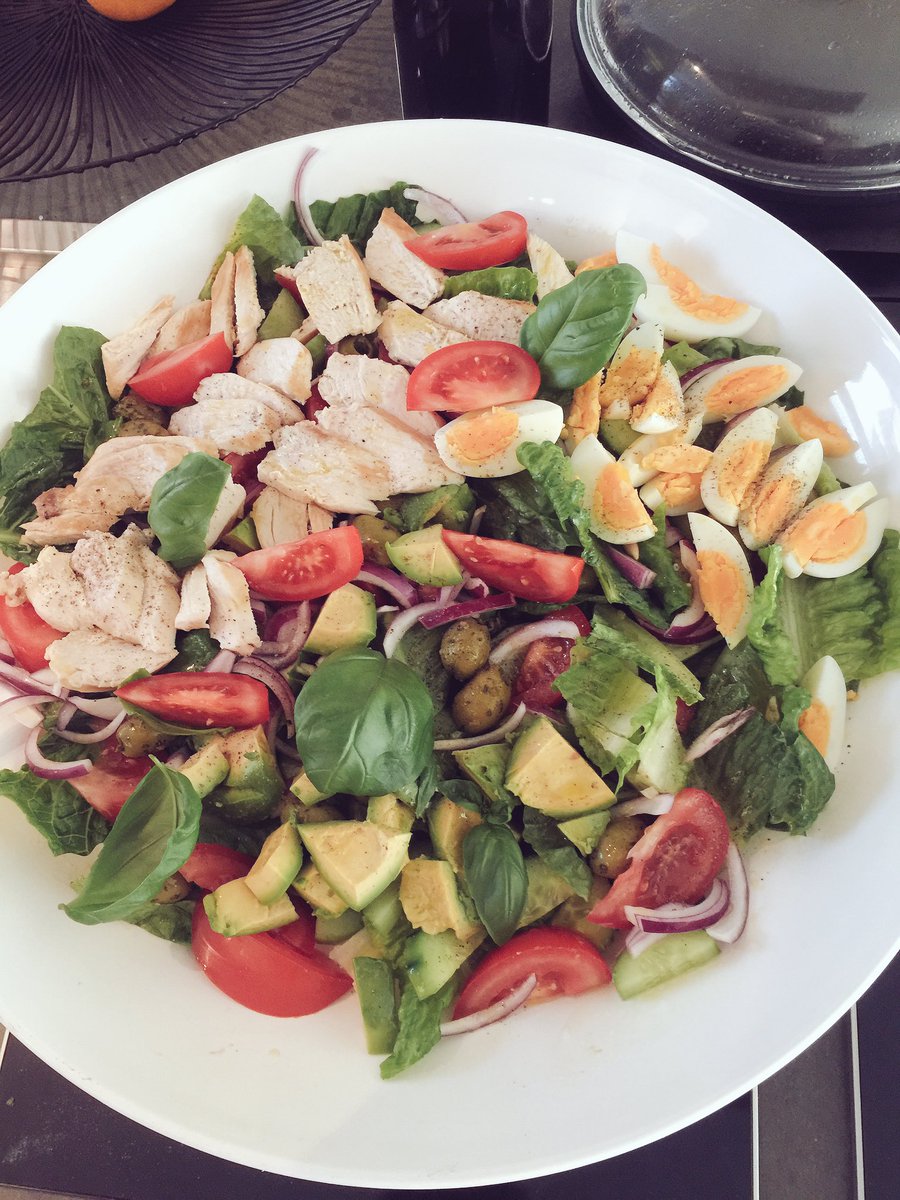 Fresh salad for the morning.