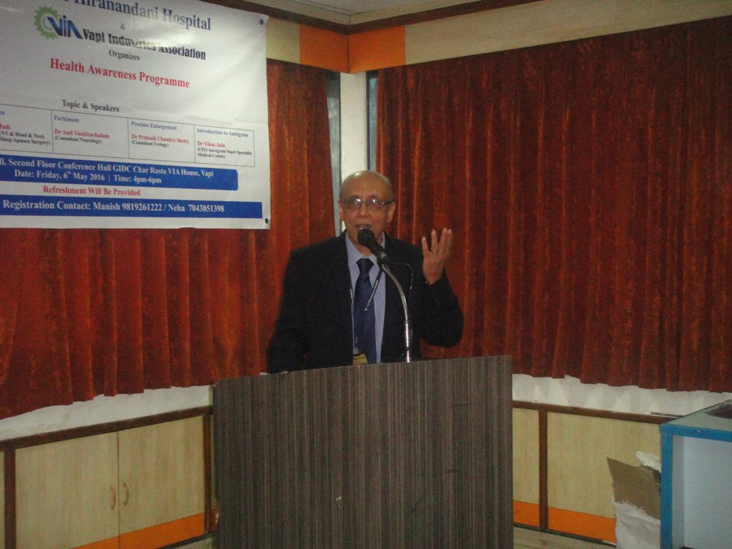 VIAVapi's tweet image. Health Awareness program held on 06.05.16 @ 4 pm at VIA IInd Flr Conf Hall jointly with Dr L H Hiranandani Hospital.