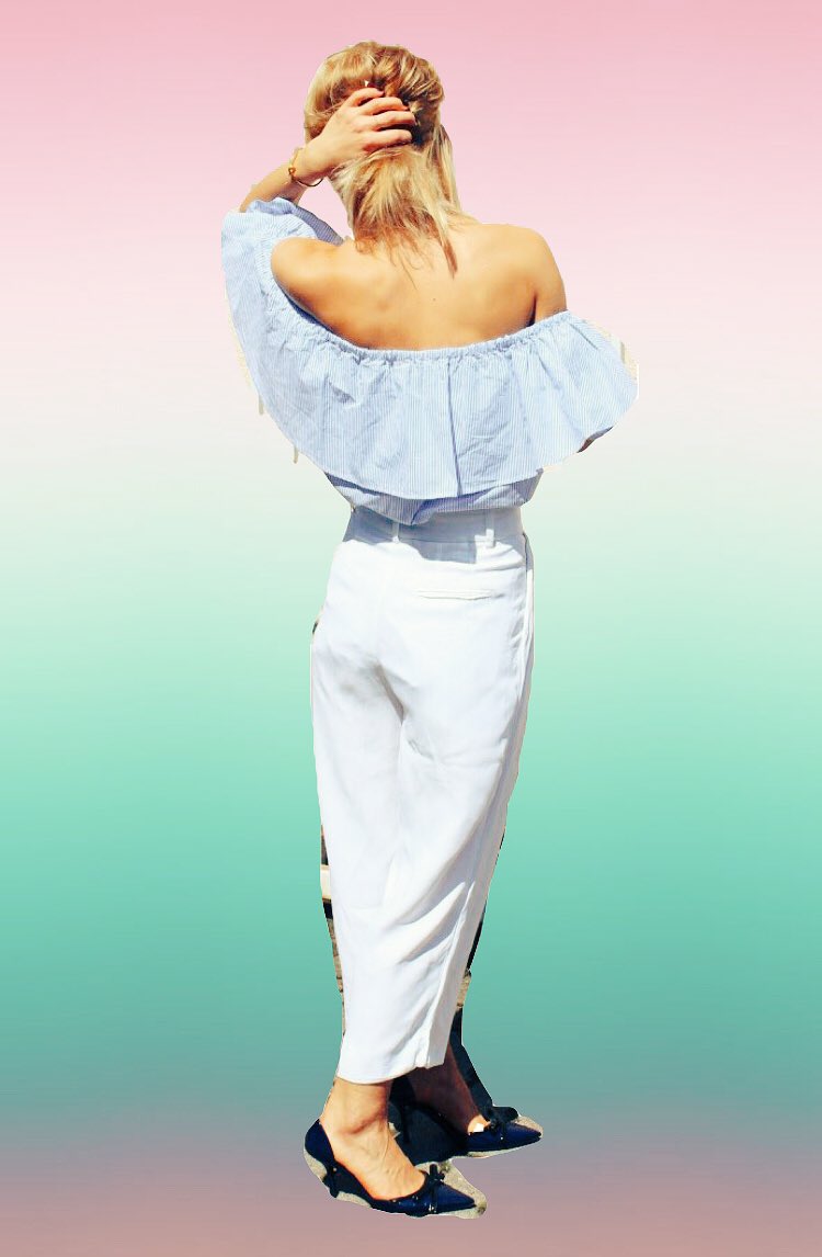 Annaov's tweet photo. Spring Spring #lotd #lookoftheday #streetstyle #fashion #zara #offshoulder #top #ootd #streetstyle @ZARA @lookbook https://t.co/grMa7ZTThP