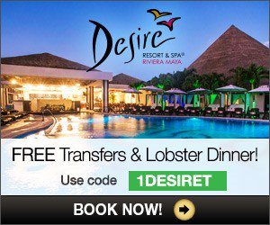 Erostravel's tweet photo. Hôtel Desire Riviera Maya Mexique - Transferts et dîner "Langoustes" gratuits pour tout séjour jusqu'au 30/6/16 https://t.co/mJngc9Uj5B