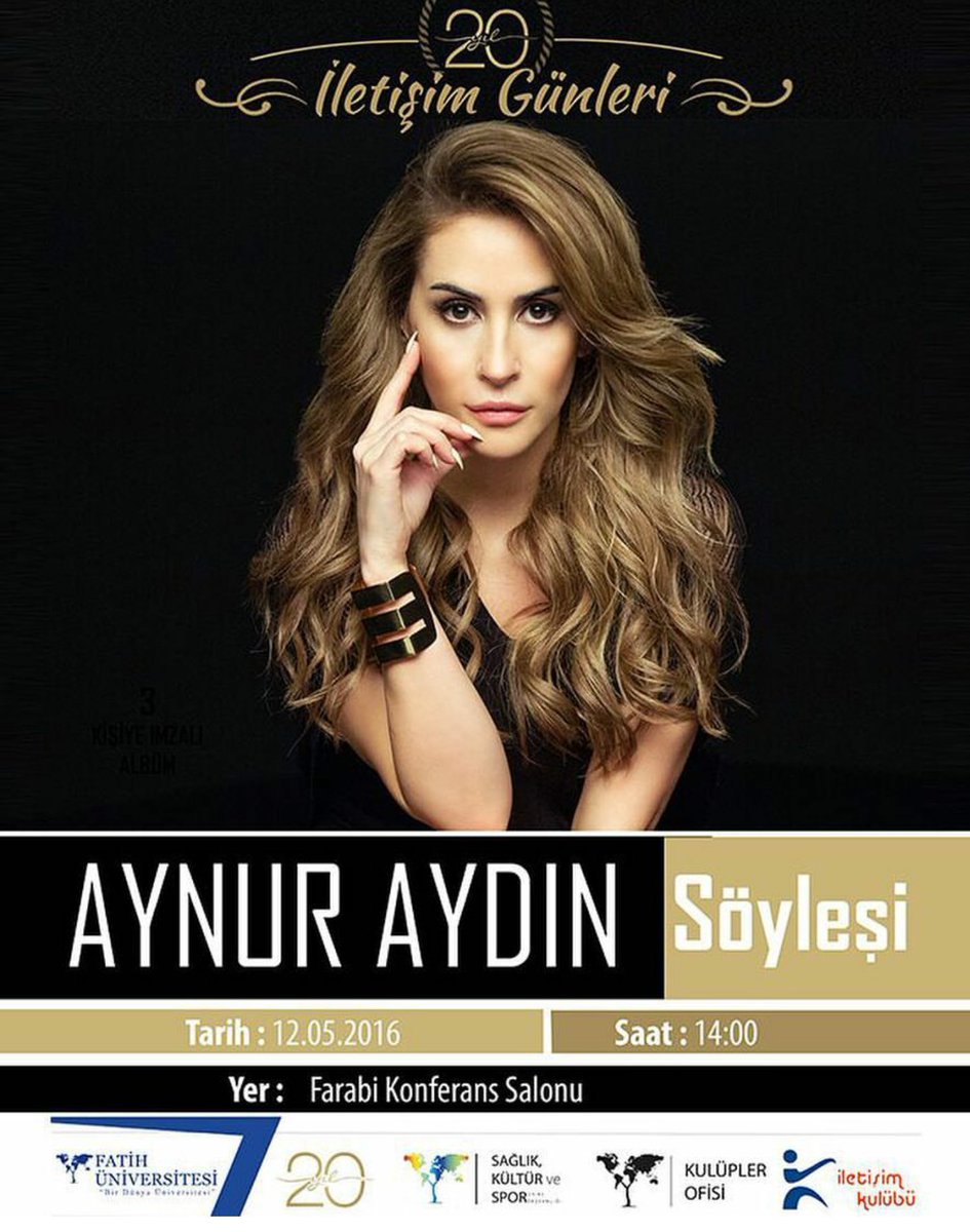 20.Yıl İletişim Günleri
<a href="/fatihedutr/">Fatih Üniversitesi</a> öğrencilerine özel
Söyleşilerle devam ediyor.
12 Mayıs saat:14.00
#Nice20Yıllara