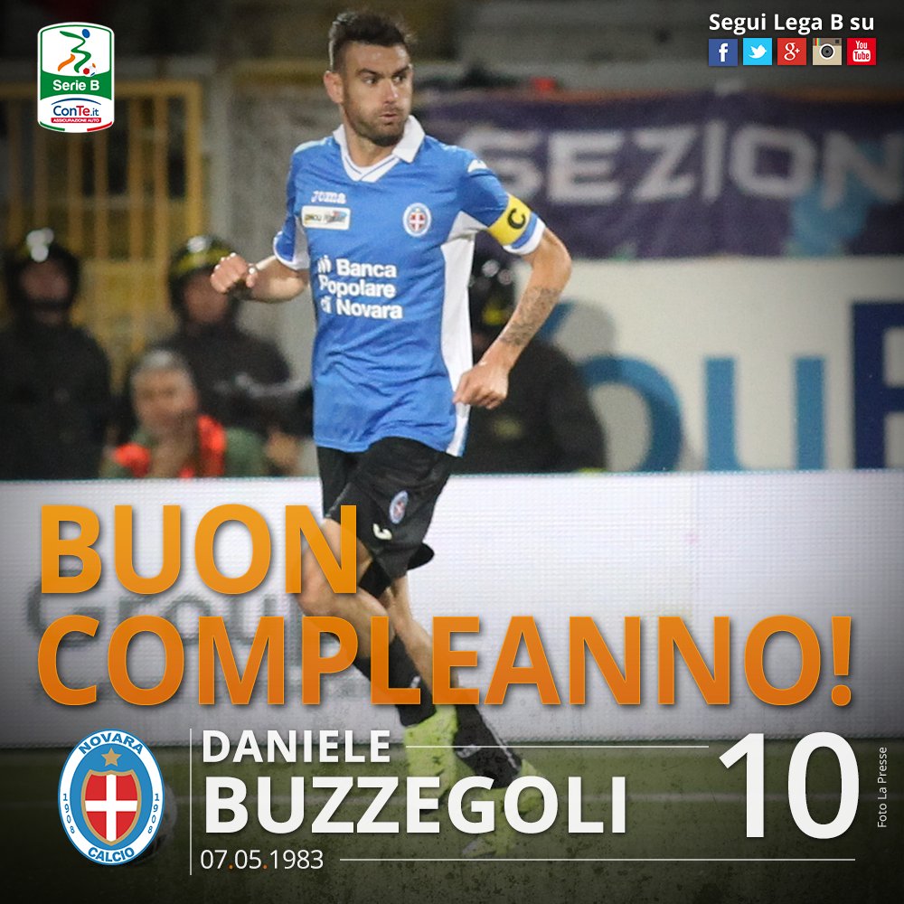 Lega_B's tweet photo. Buon compleanno a @10buba10, 4' stagione con maglia @NovaraChannel, oggi compie 33 anni.#SerieB ConTe.it #CalcioVero https://t.co/8Ss22pc74M