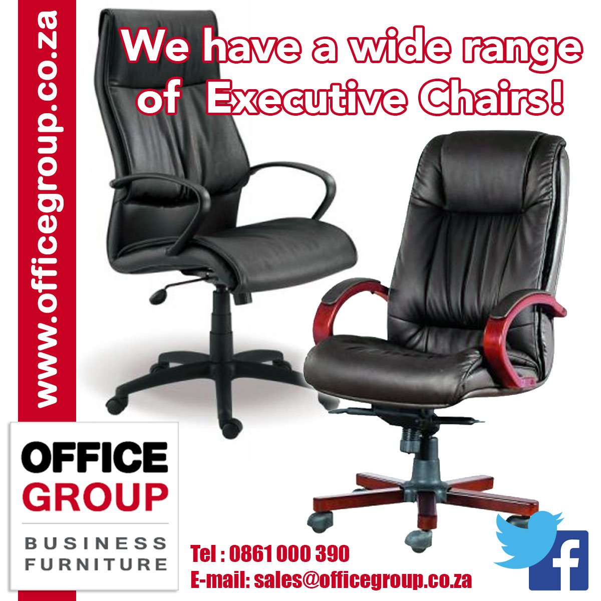 officegroupsa's tweet image. A look at our wide range of #Executive #Chairs - available now! #OfficeGroup - officegroup.co.za