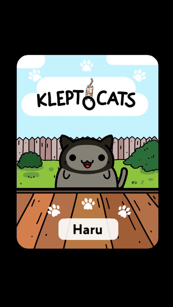pimyadapuroi's tweet photo. #KleptoCats Here's my new friend #iOS https://t.co/epWvqXOk5X https://t.co/PYvlTtropK