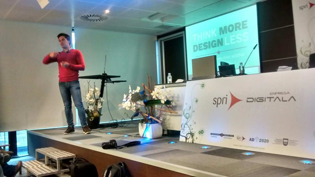 valenveronica's tweet photo. Think more, design less... En #wpeuskadi2016 https://t.co/HlEHHXSLhf