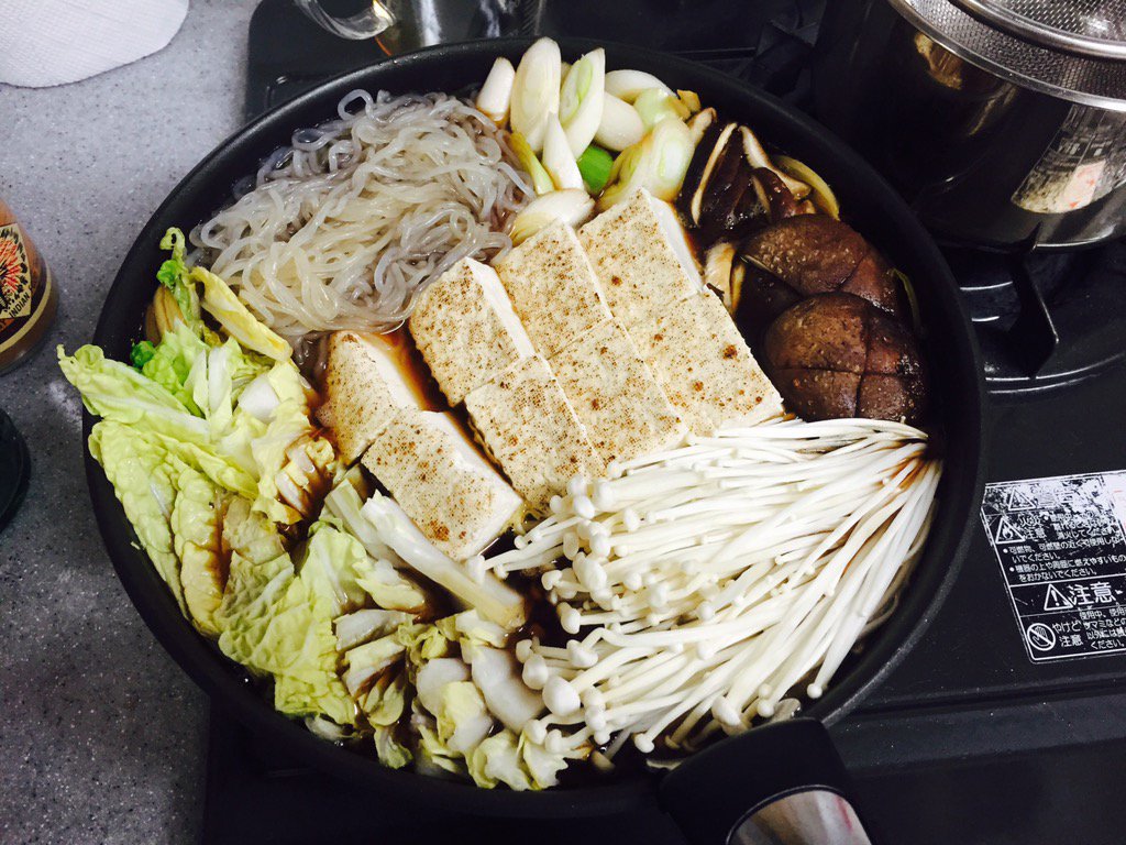 枝野 太一 この肉なしすき焼きの完成度 食欲しかわかんわ