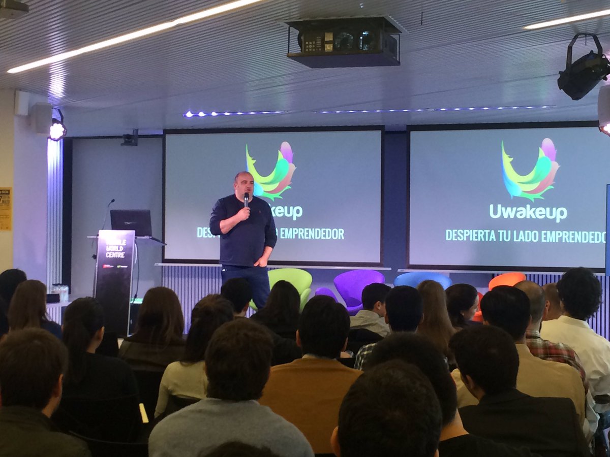 isagial's tweet photo. Comienza @Uwakeupbcn iniciativa de @TechnovaYoung @founderslab @upf @iqs @e3esade con @carlosblanco https://t.co/4FoG6Aa0p3