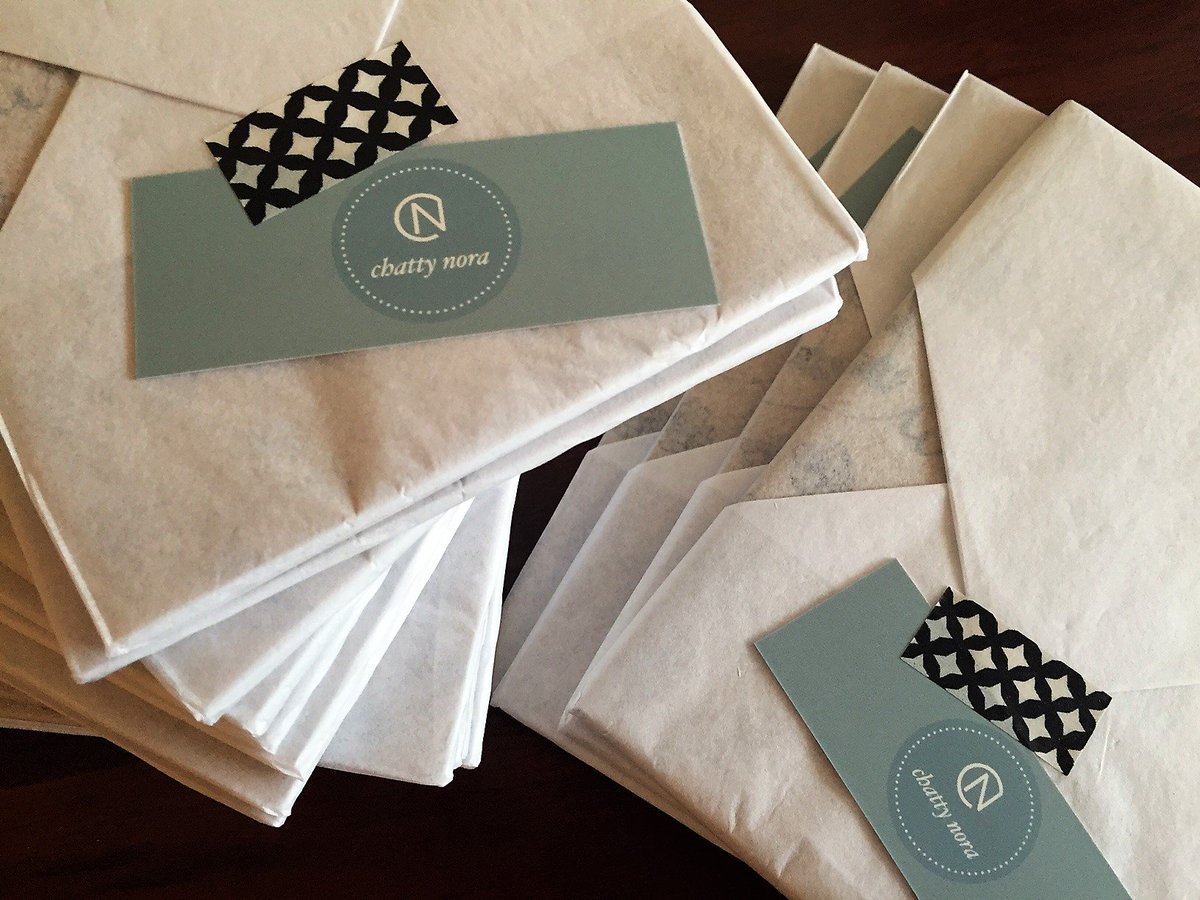 laurelandcedar's tweet photo. Lovely package from ChattyNora - check out the beautiful handwrapping 😍😍 Being packed into our Monochrome May Box! https://t.co/puVxIGxvq3