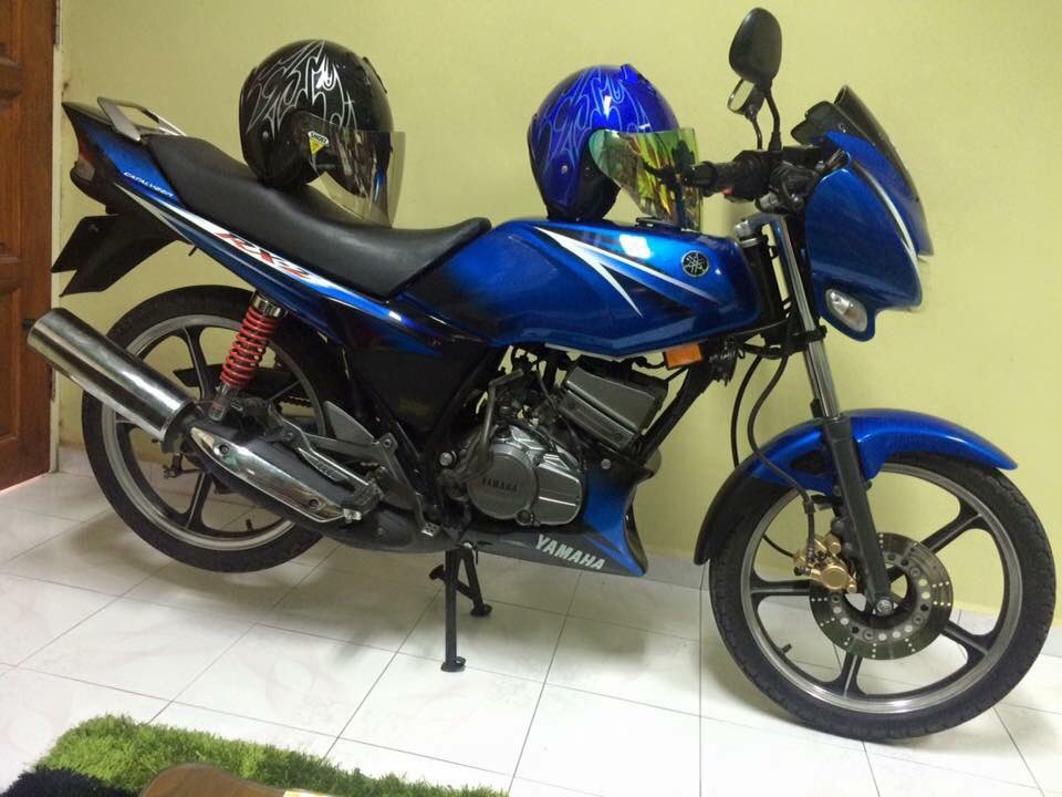 MalaysianHonda's tweet photo. Rempit skittt #Jack #KH100 #RXZ #Katak https://t.co/fqOaPRlXmy