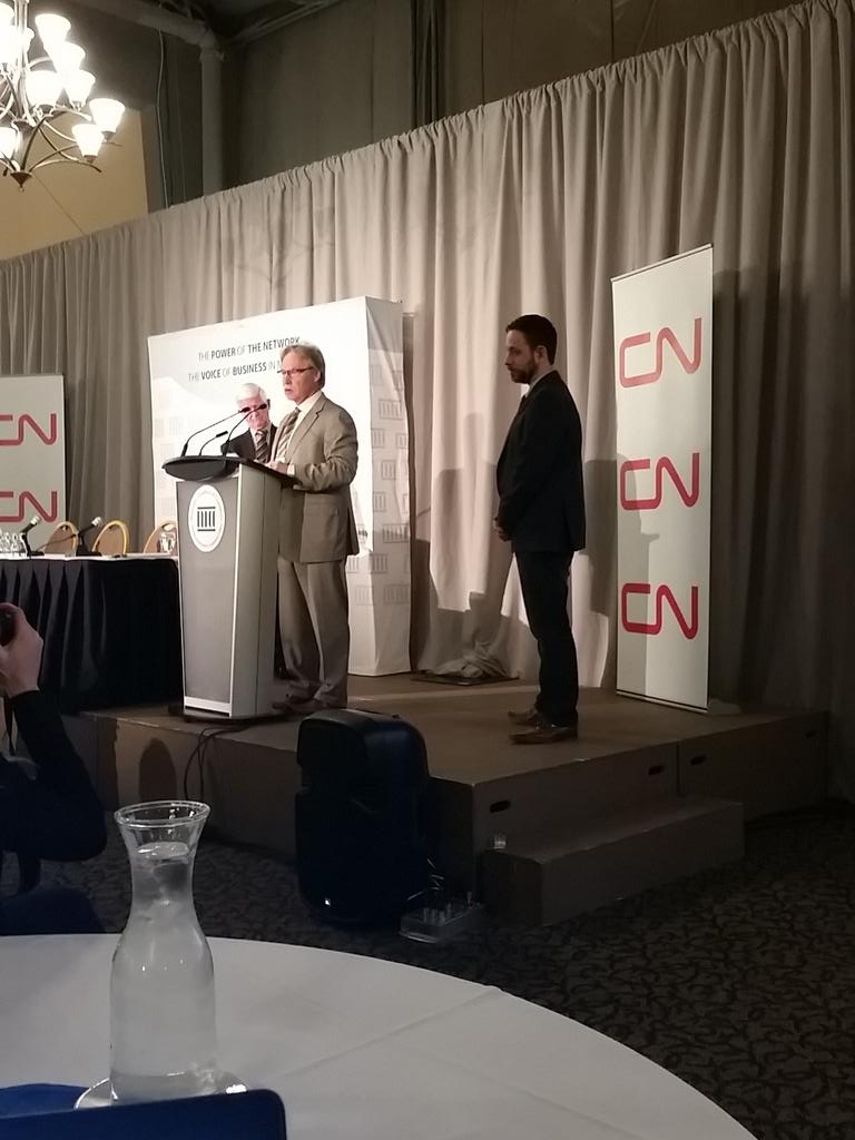 mbchambersofcom's tweet photo. @MWMcM07 swears in @mbchambersofcom new chair @KyleRomaniuk #MCC2016AGM https://t.co/pahXXAgEdM