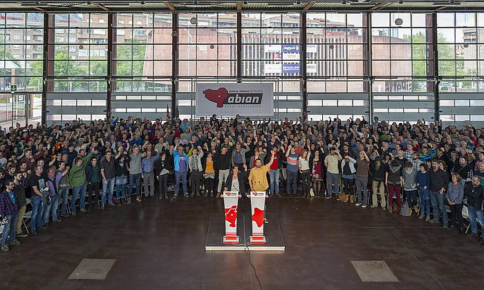 "Euskal errepublika askea" lortzeko ezker abertzale "berritua" aurkeztu dute Durangon berria.eus/albisteak/1225…