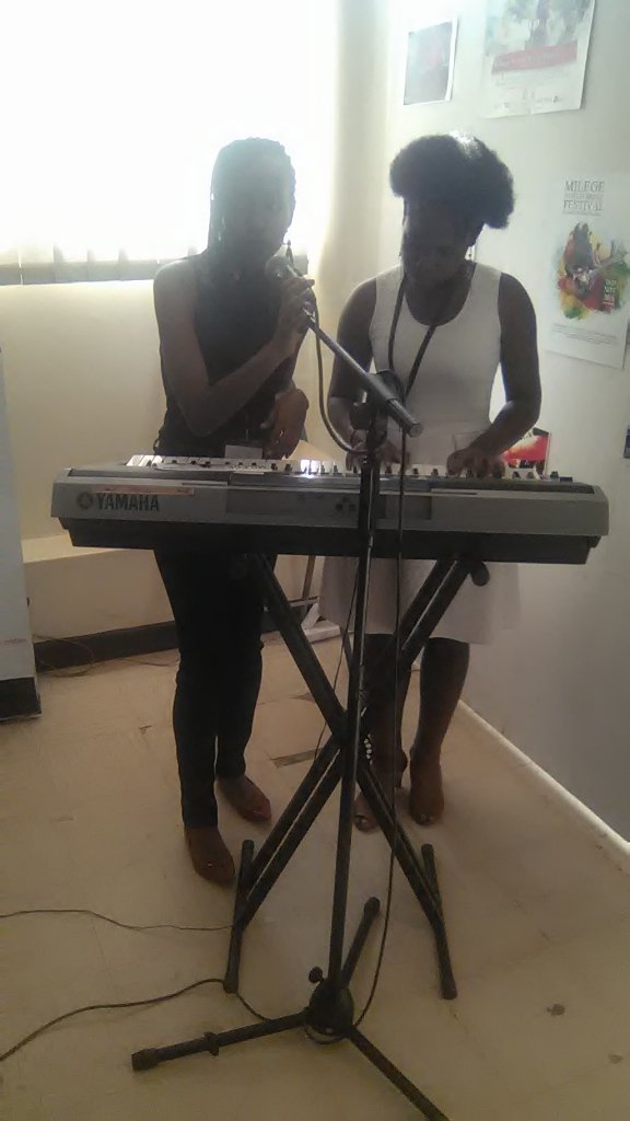 Bayimba's tweet photo. @MilegeJAZZ performing @DOADOA_2016 #DOADOA2016 https://t.co/C6xx0Whb20