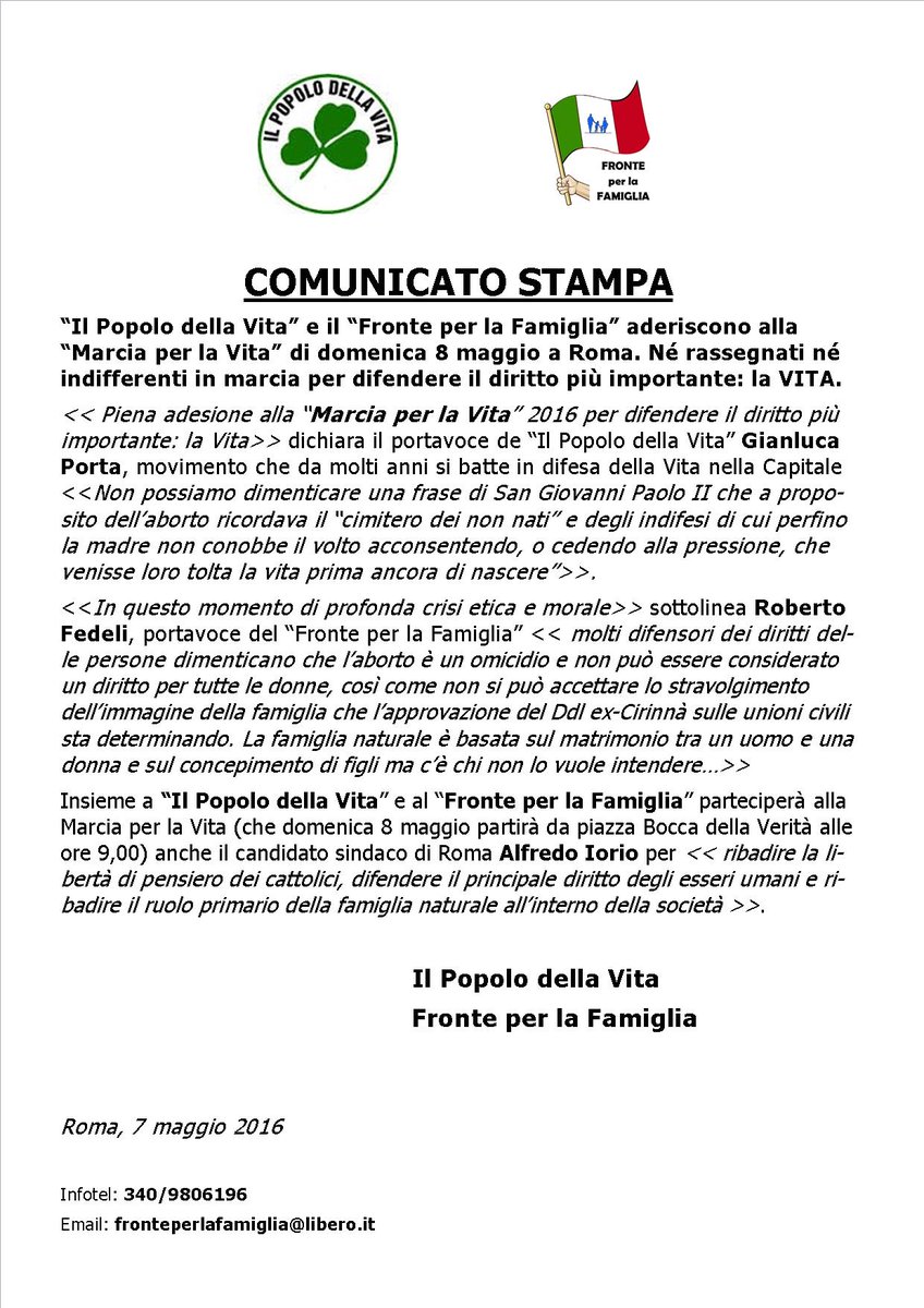FronteFamiglia's tweet photo. @AgenziaASI @agenparl_lazio https://t.co/EaFOgRa6LJ