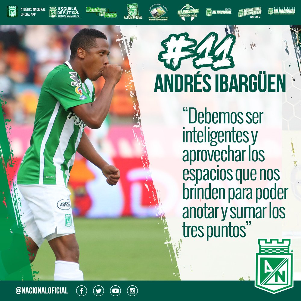 nacionaloficial's tweet photo. “La invitación que le extiendo a los hinchas es para asistan al estadio a disfrutar el clásico en paz". Ibargüen. https://t.co/XM5fSW62Ft