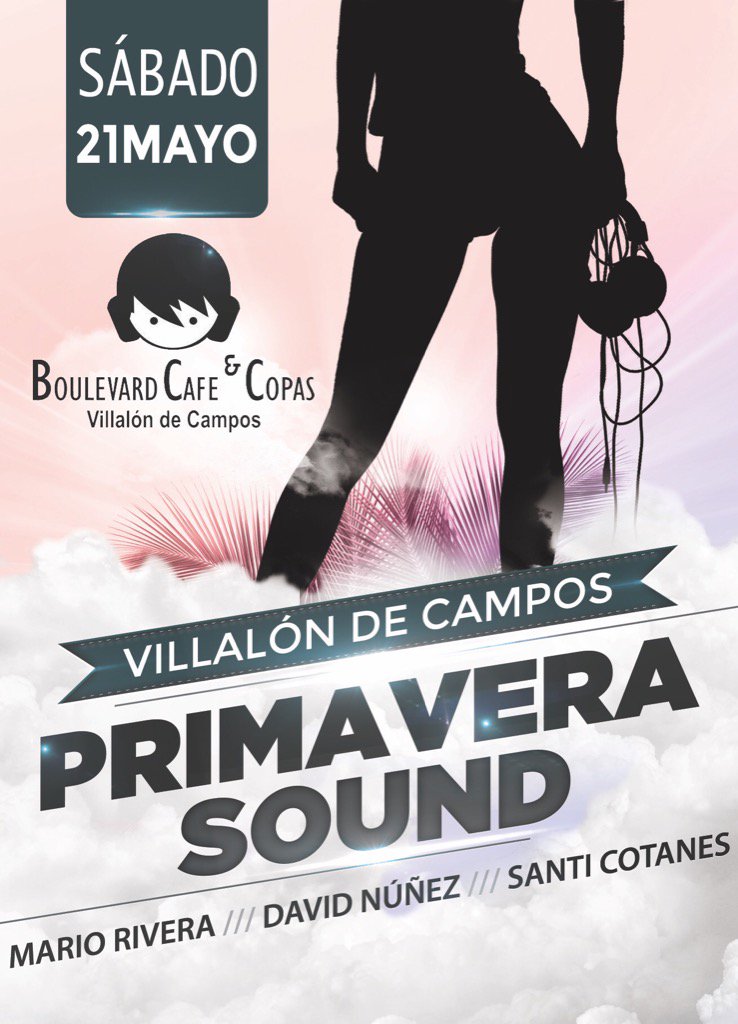 MarioRiveraDJ's tweet photo. Sábado 21 Mayo. "Primavera Sound" en @barboulevard  ( @VillalonCampos ).
@DavidNunezdj @SantiCotanes @MarioRiveraDJ https://t.co/TfnfSiABiq