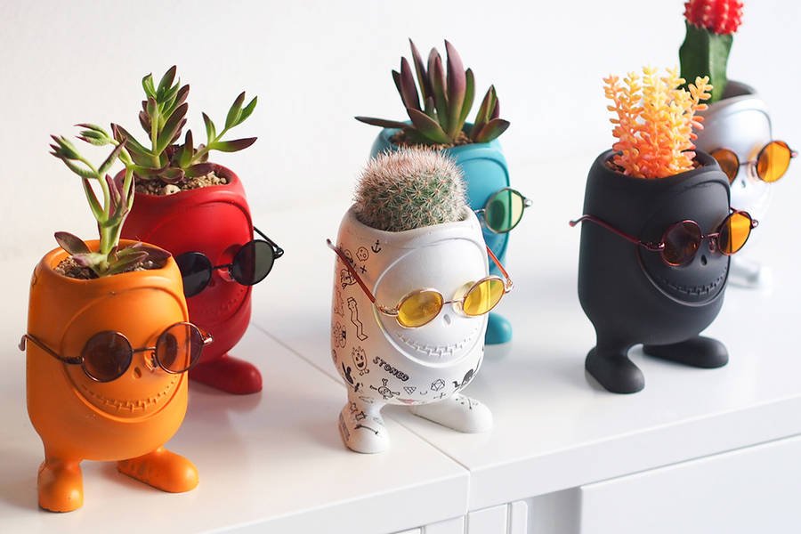 fubiz's tweet photo. Customizable Monsters Planters https://t.co/sxqIjdujP1 https://t.co/ob0A5kzdGt
