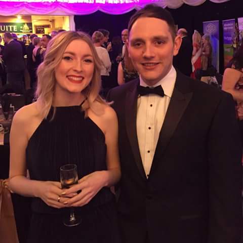 PSizzster's tweet photo. @MzBizkitz Graham and Mel at the awards dinner - how grown up is he these days?? https://t.co/B832yk3Z2h