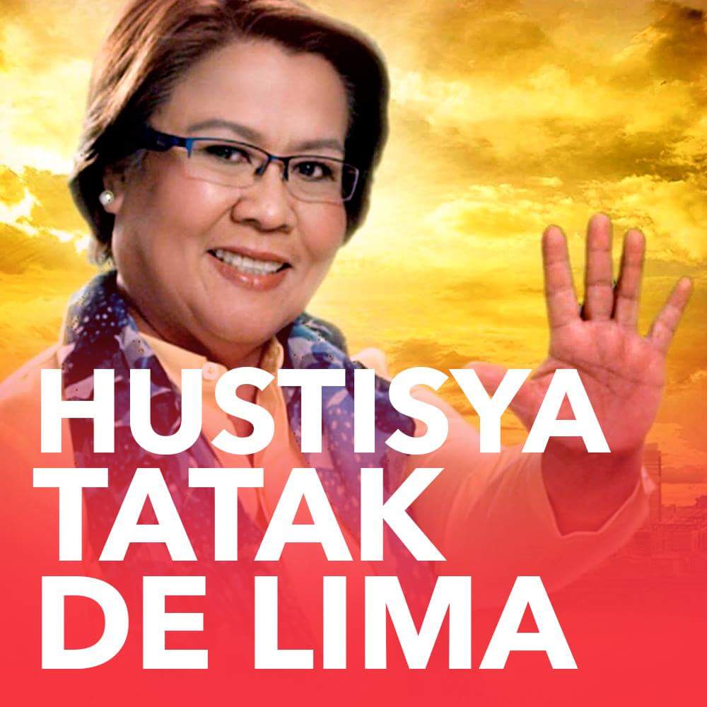 BREAD616's tweet photo. 1Pinas For DeLima
JUSTICE without Fear or Favor!

De Lima for Senator! https://t.co/nOkgLz1qrE