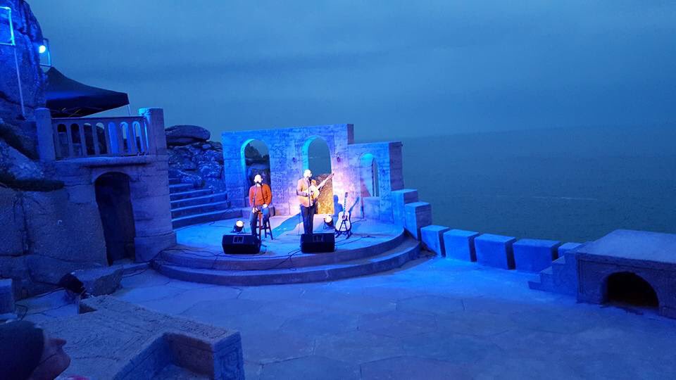 Photos from our show last night at the breath taking Minack Theatre! #minacktheatre #simonandgarfunkel