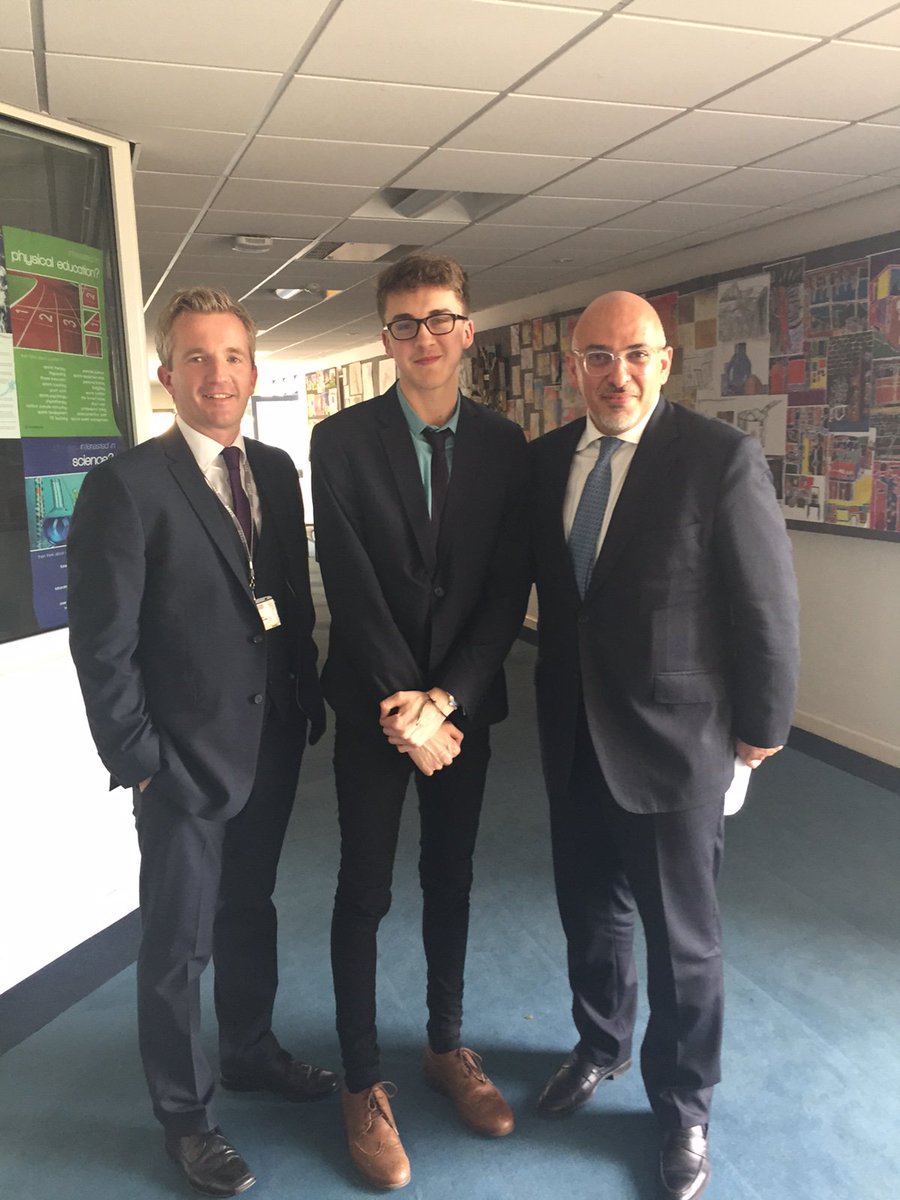 lamberts_ea's tweet photo. Our #Apprentice James yesterday, with MP @nadhimzahawi and the head of @studleyhigh 😊  #Proud https://t.co/Lv2lwxW7Ya