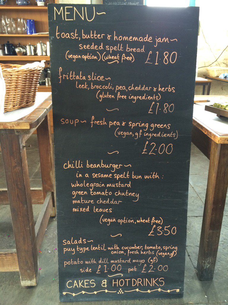 eattheplot's tweet photo. Today's menu! So looking forward to @thehousekeepers set 2-3pm - been a while xx https://t.co/iGppFXzISG