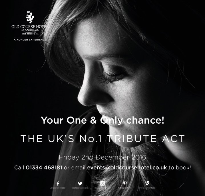 OldCourseHotel's tweet photo. Book your tickets for our #AdeleTributeNight now: https://t.co/TK45J84Byr #events #StAndrews #OldCourseHotel #Adele https://t.co/Sf0xwIugOF