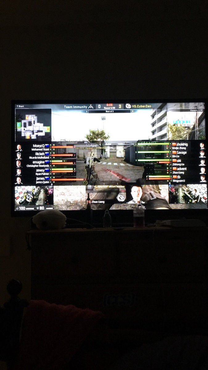 PugLoverAU's tweet photo. Watching #teamimmunity vs #vg. This is my idea of a good Saturday night! <3 @TeamImmunity #comeonboys #LetsGo https://t.co/Mjvr95JsAp