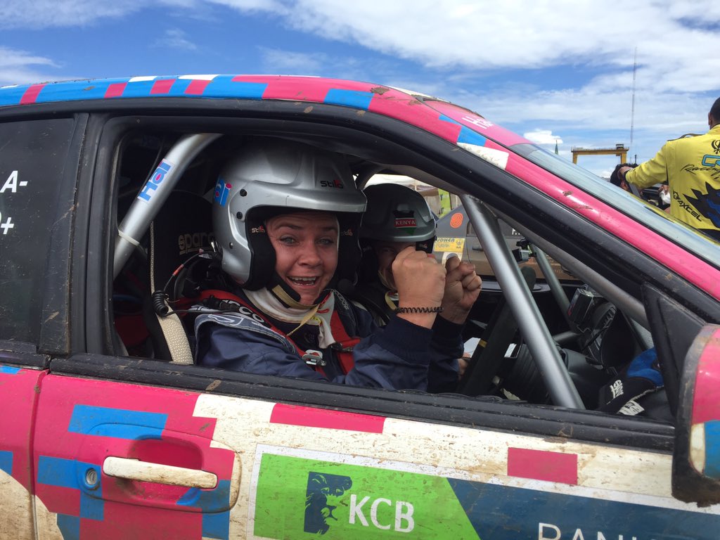 Girls are happy to be back.... Caught and passed TWO cars! <a href="/KCBGroup/">KCB Group Plc</a> <a href="/rallychixkenya/">Rally Chix</a> #KCBKisumuRally