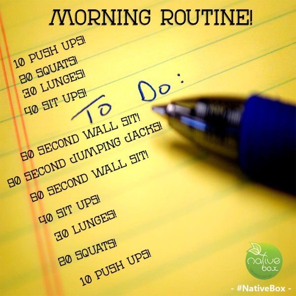 NativeBox's tweet photo. Can you get up easily in the morning to work out? #nativebox #Shenanigans https://t.co/nRd4tR10gN https://t.co/4ppw9WDSKJ
