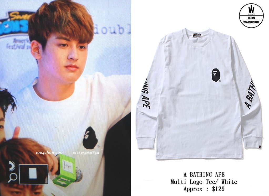 iKON_Wardrobe's tweet photo. [#CHANWOO] 160507 #IKONWARDROBE #아이콘 #찬우
♡ A BATHING APE
@ygent_official @YG_iKONIC 
Pic by @1004_CHANWOO https://t.co/OkYq1EPuAc