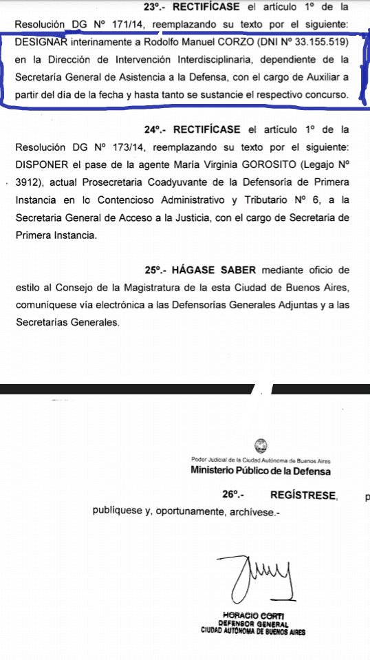 lamasmoron's tweet photo. Rodolfo Manuel Corzo DNI 33.155.519. @elisacarrio sos la única q puede esclarecer lo de esté patotero de Angelici.. https://t.co/RSfxzR5A3t
