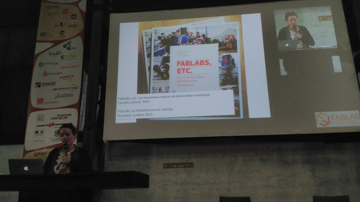 zBis85's tweet photo. .@CamilleBosque nous parle de son travail autour des labs, sa thèse #fabphd et une web-série à venir #fablabfest https://t.co/wumhEXkEO7