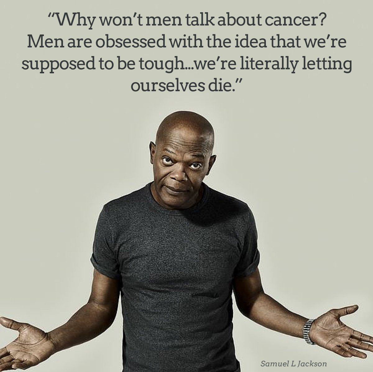 .<a href="/SamuelLJackson/">Samuel L. Jackson</a> talks about his bad MF <a href="/One4theBoys/">One For The Boys</a> campaign in the latest issue of Men's Health