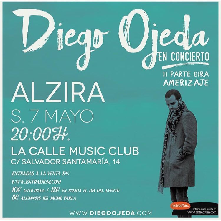 diegoojeda85's tweet photo. Después de una noche increíble en Valencia, pongo rumbo a #Alzira de nuevo. ¡Allí os espero! https://t.co/MsQg3pe2kZ https://t.co/DlL7x2sxD3