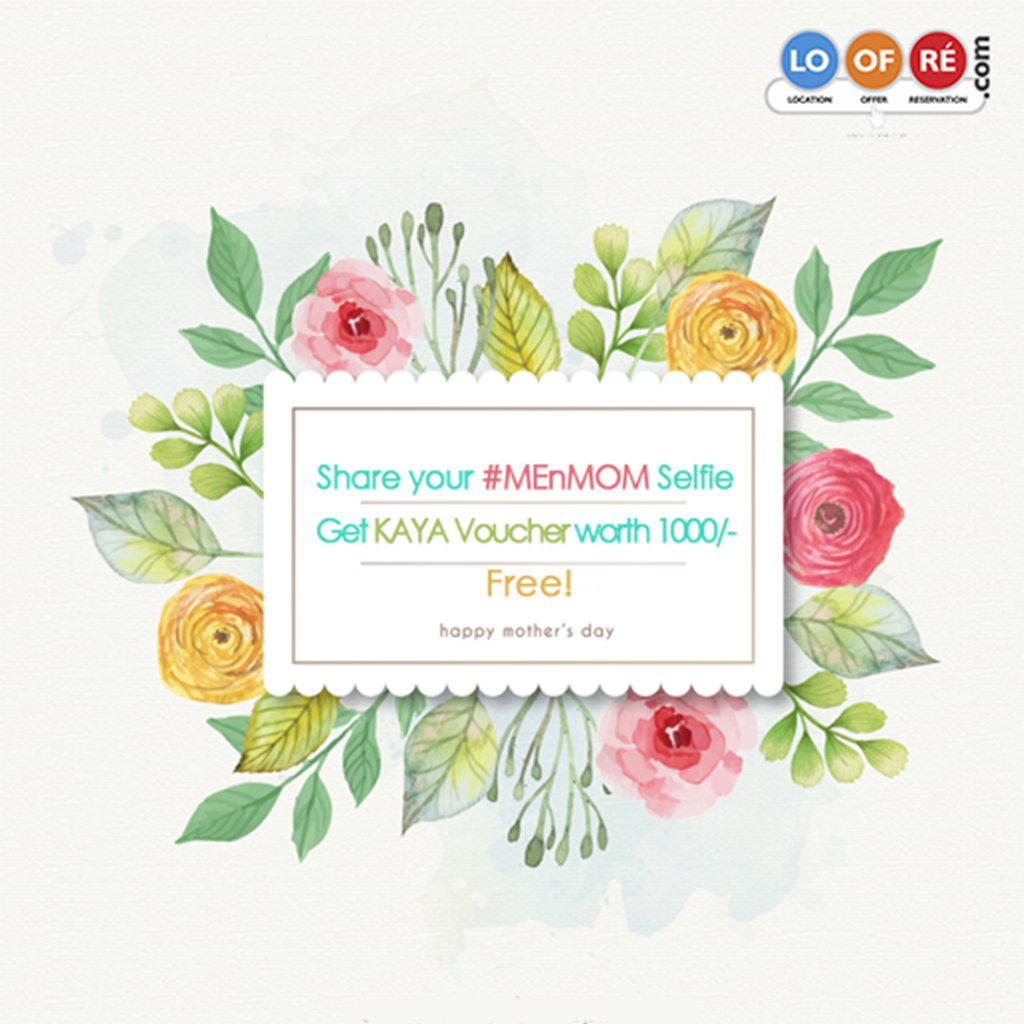 loofre's tweet photo. #MothersDay #ContestAlert
Click a #MEnMOM #Selfie. Share on https://t.co/ZgONsWOJmD
Get #Kaya #FreeVoucher worth 1K https://t.co/UMI8GWY651