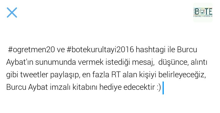 #ogretmen20 ve  #botekurultayi2016 hashtagleri süpriz dolu! :)