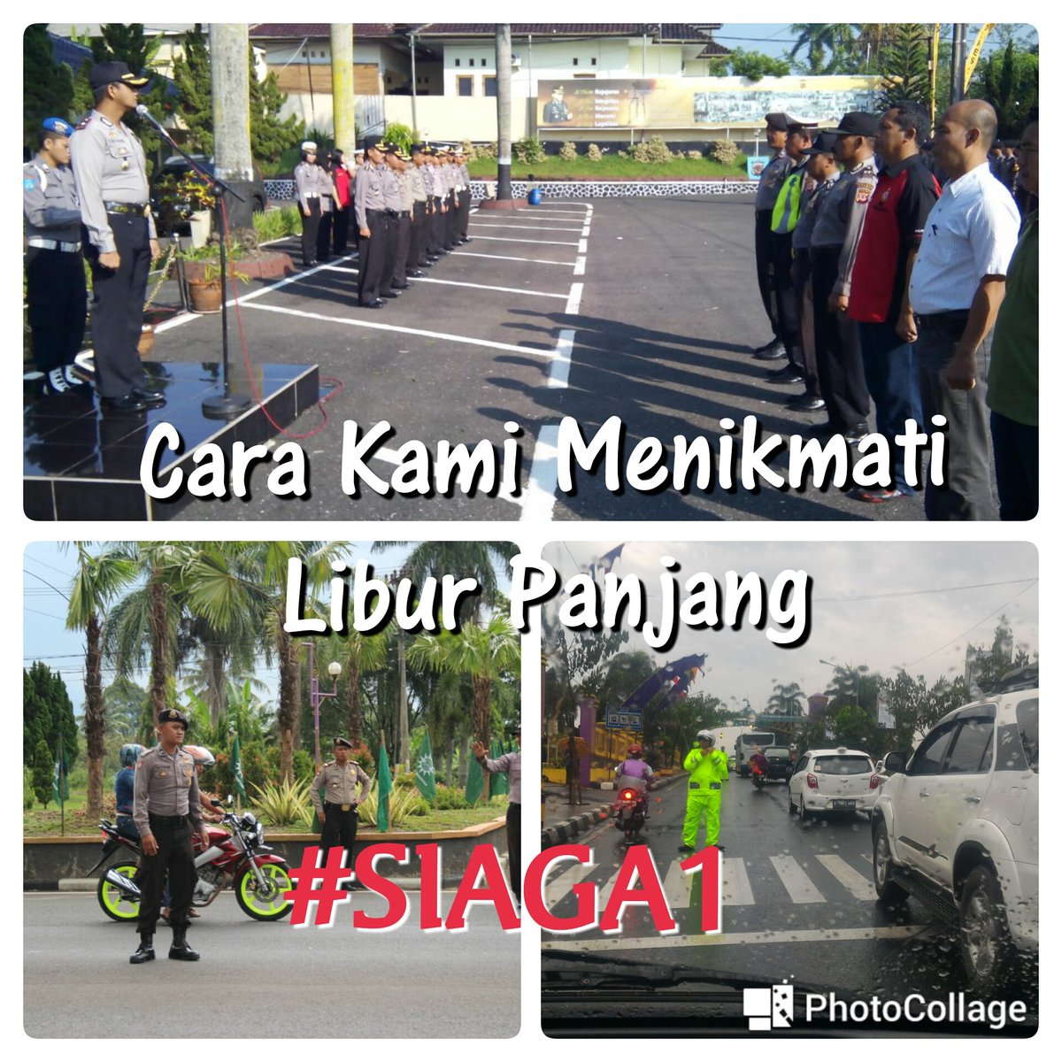 BinmasCiamis's tweet photo. Cara Kami Menikmati Liburan Panjang adalah kenyamanan &amp; Keamanan Mitra Binmas saat beraktivitas. #Siaga1 https://t.co/wLa00Bdz8c