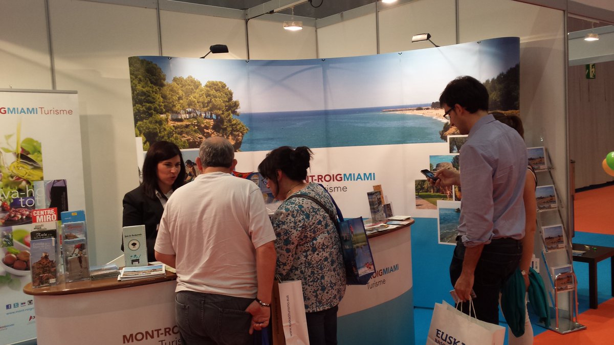 Seguim amb la promoció turística del municipi! Aquest cap de setmana participem a la Fira #Expovacaciones de #Bilbao