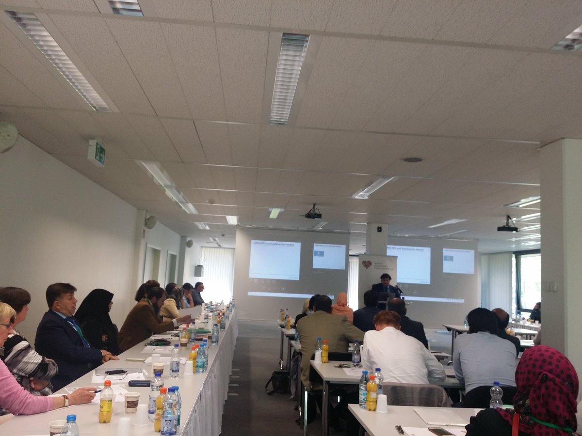 HASANE Vorsitzender Gülbahar spricht bei der Flüchtlingshilfe-Konferenz <a href="/vmf_ev/">VMFeV</a>  <a href="/haseneorg/">HASENE</a>