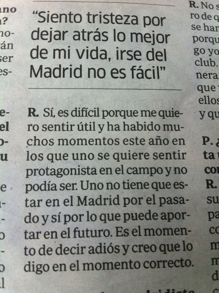 Haiku_T's tweet photo. "Uno no tiene que estar en el Madrid por el pasado y sí por lo que puede aportar en el futuro" https://t.co/llHfpoDsLq