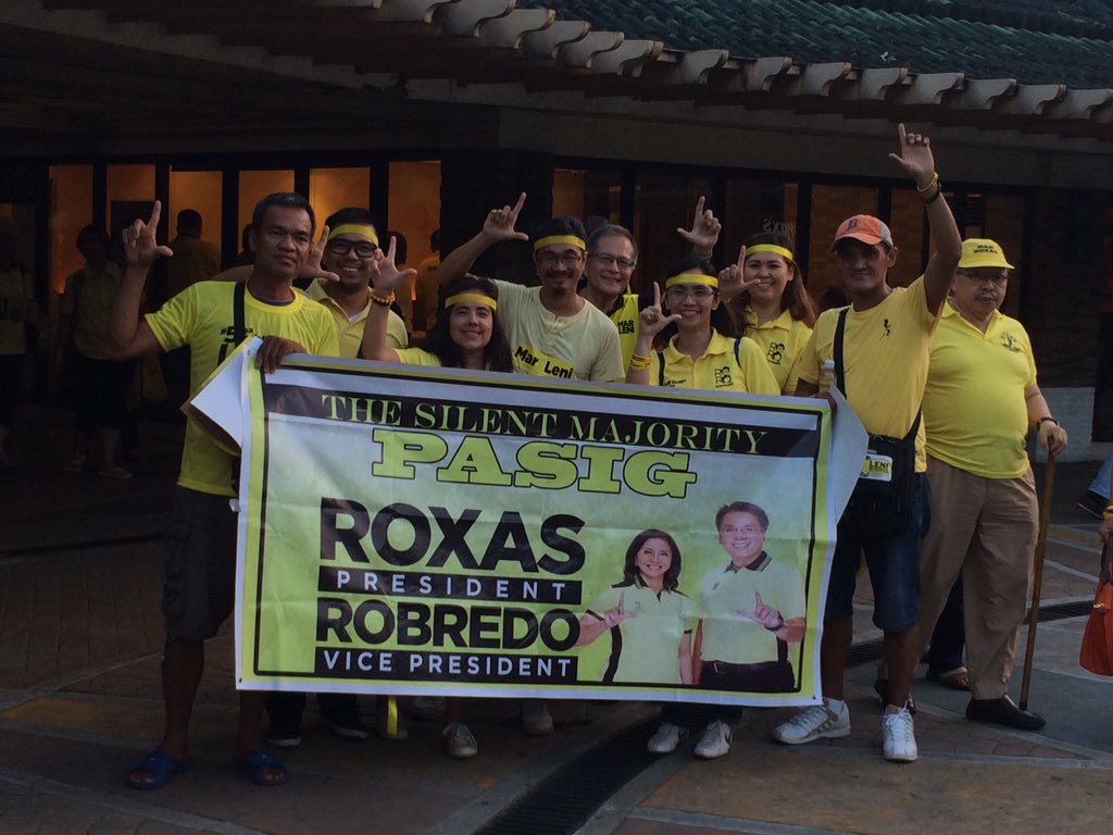 am_malaya's tweet photo. Proudly part of The Silent Majority all the way from Pasig! #RoxasRobredo MAR ROXAS NATION https://t.co/yBA5Q2aYQr