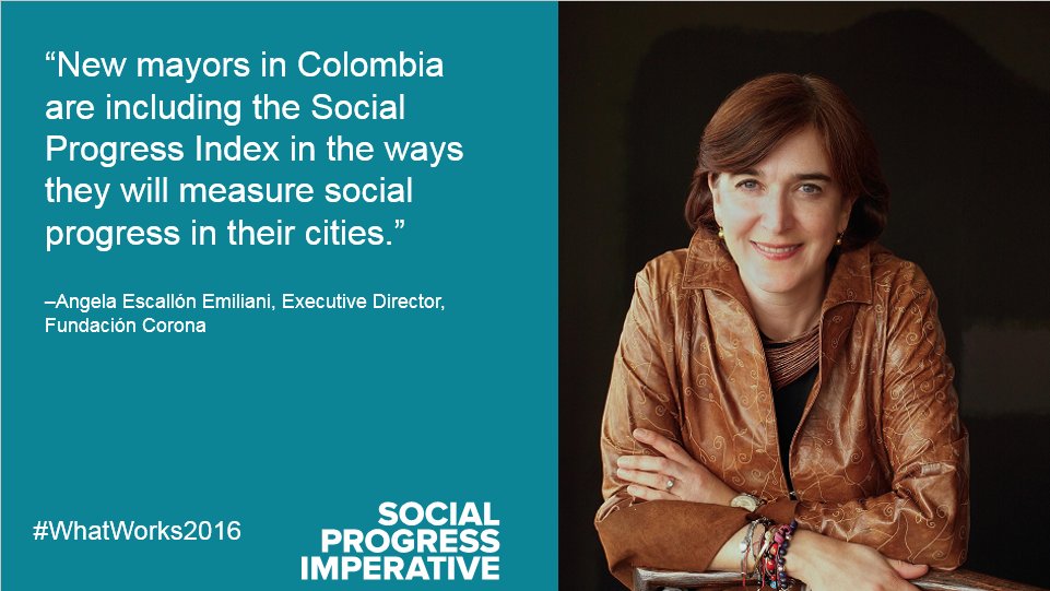 socprogress's tweet photo. Thanks to @fundcorona for presenting on Colombia and making #WhatWorks2016 such a success! https://t.co/uBCpYxWTAz https://t.co/AiEKT3w6mZ